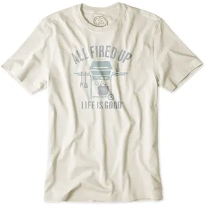 All Fired Up Crusher T-Shirt by Life is good