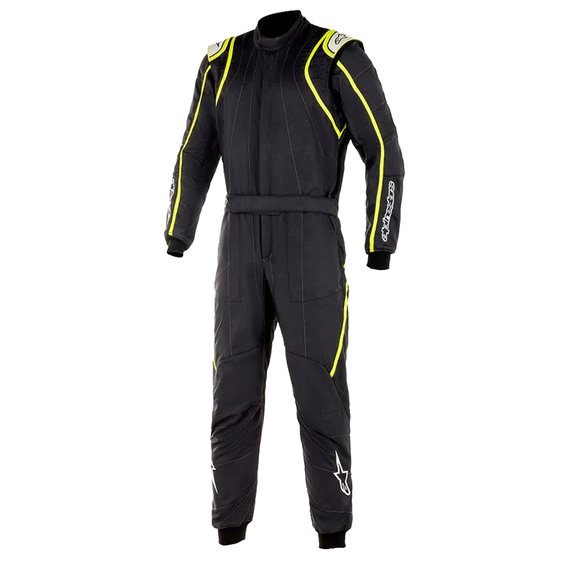 Alpinestars GP Race v2 Suit - Black/Yellow Fluo