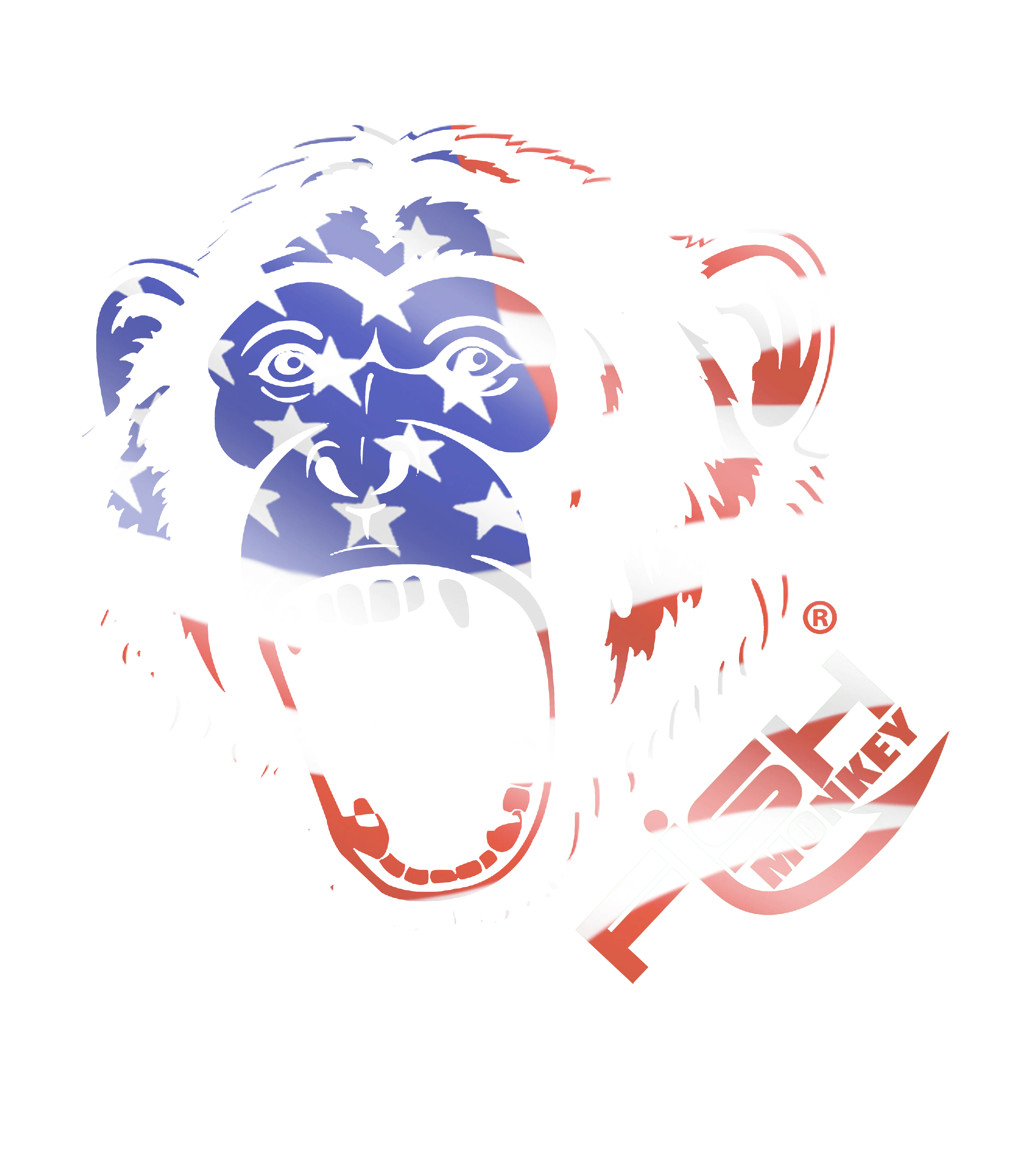 Americana Monkey        T-Shirt