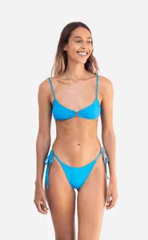 Bare Serene Blue - Tie Side Bikini Bottoms