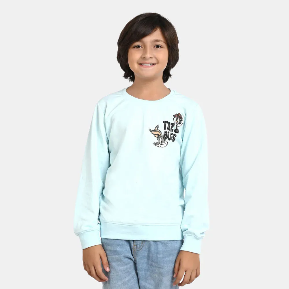 Boys Fleece Sweatshirt Taz & Bugs-Blue