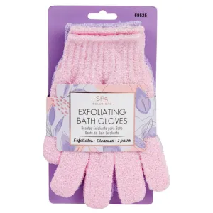 Cala Exfoliaing Bath Gloves 2 Pairs: Pink / Lav