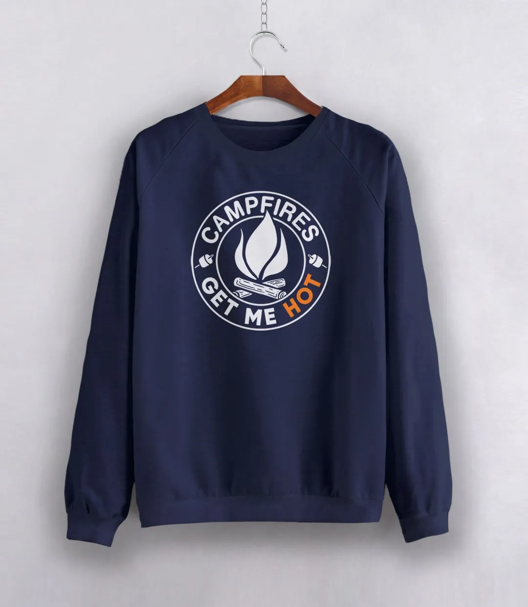 Campfires Get Me Hot" Fall Sweatshirt