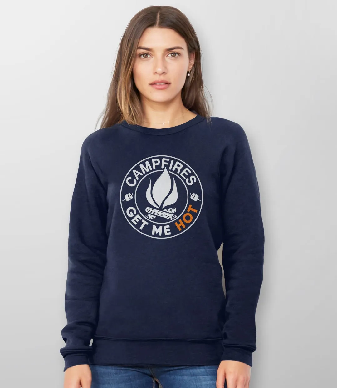 Campfires Get Me Hot" Fall Sweatshirt