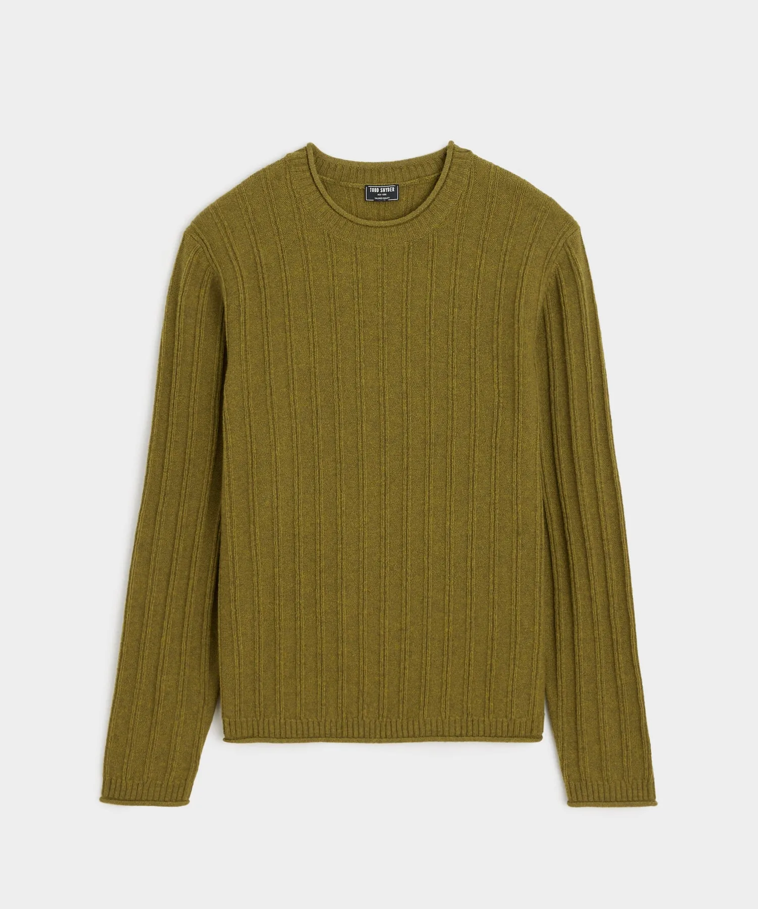 Channel Crewneck in Lemongrass