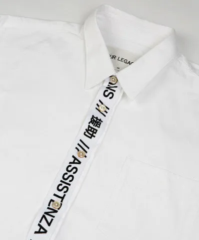 Classic Shirt Broken Twill White