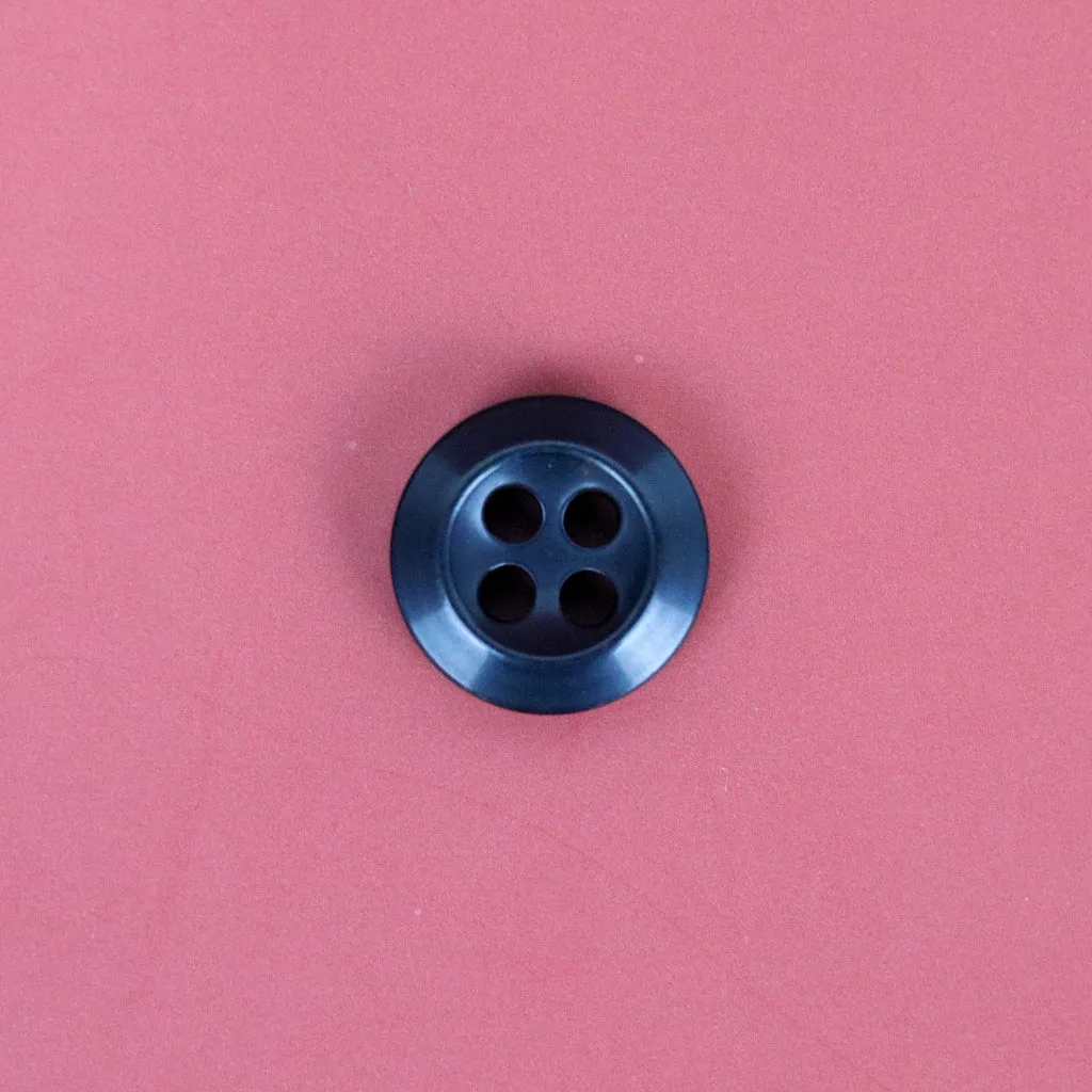 Classic Shirt Buttons - 12mm - Black