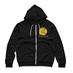 COLEMINE LOGO ZIP UP HOODIE - Black