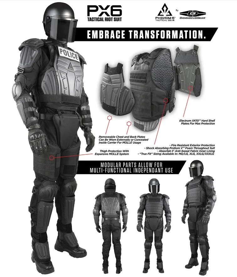 Damascus Gear PX6 Tactical Riot Suit