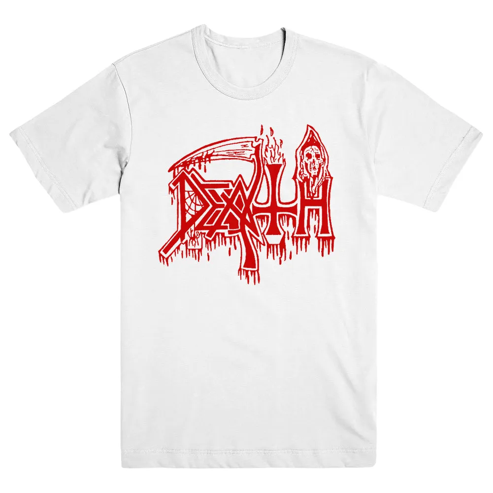 DEATH "Classic Logo White" T-Shirt