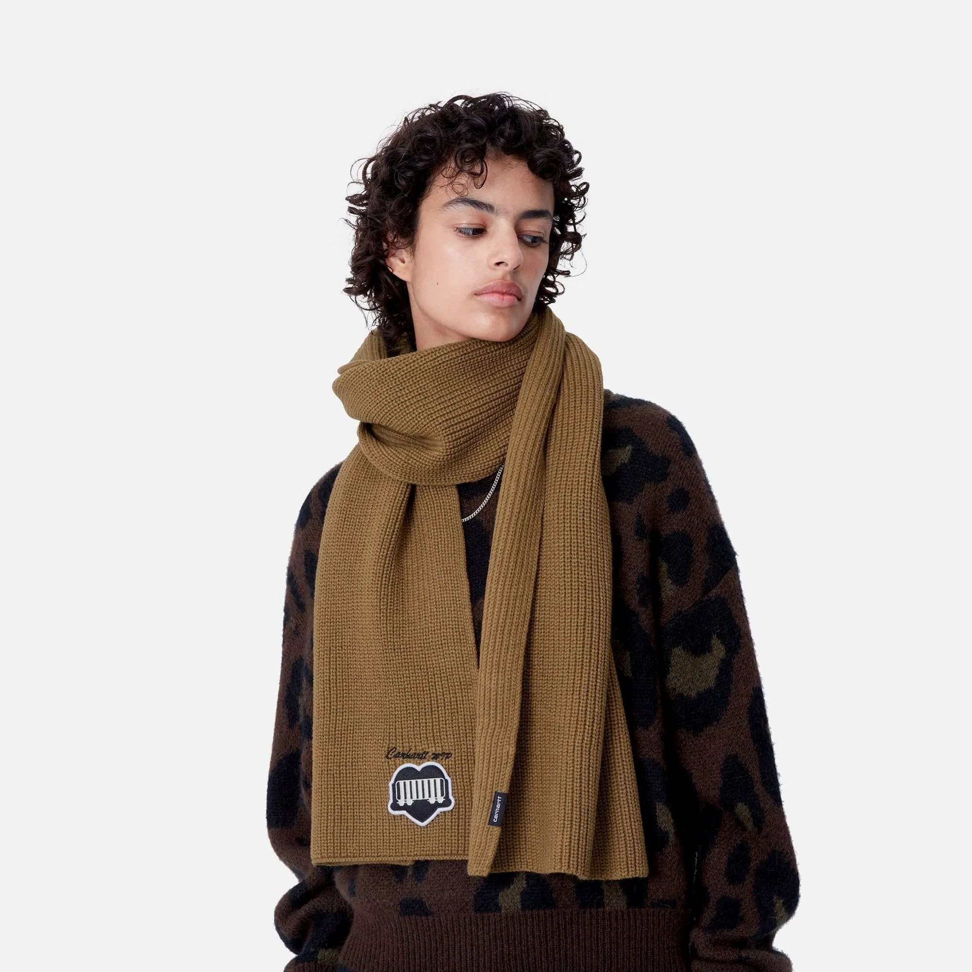 Heart Train Patch Scarf | Hamilton Brown