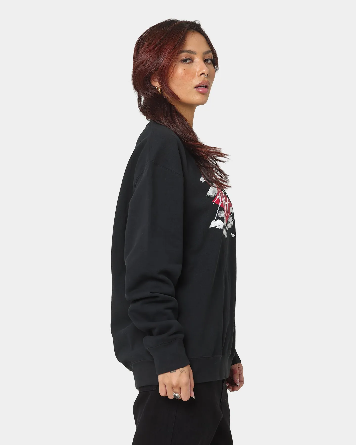 Jordan Statement Essentials Fleece Crew Sweatshirt Black