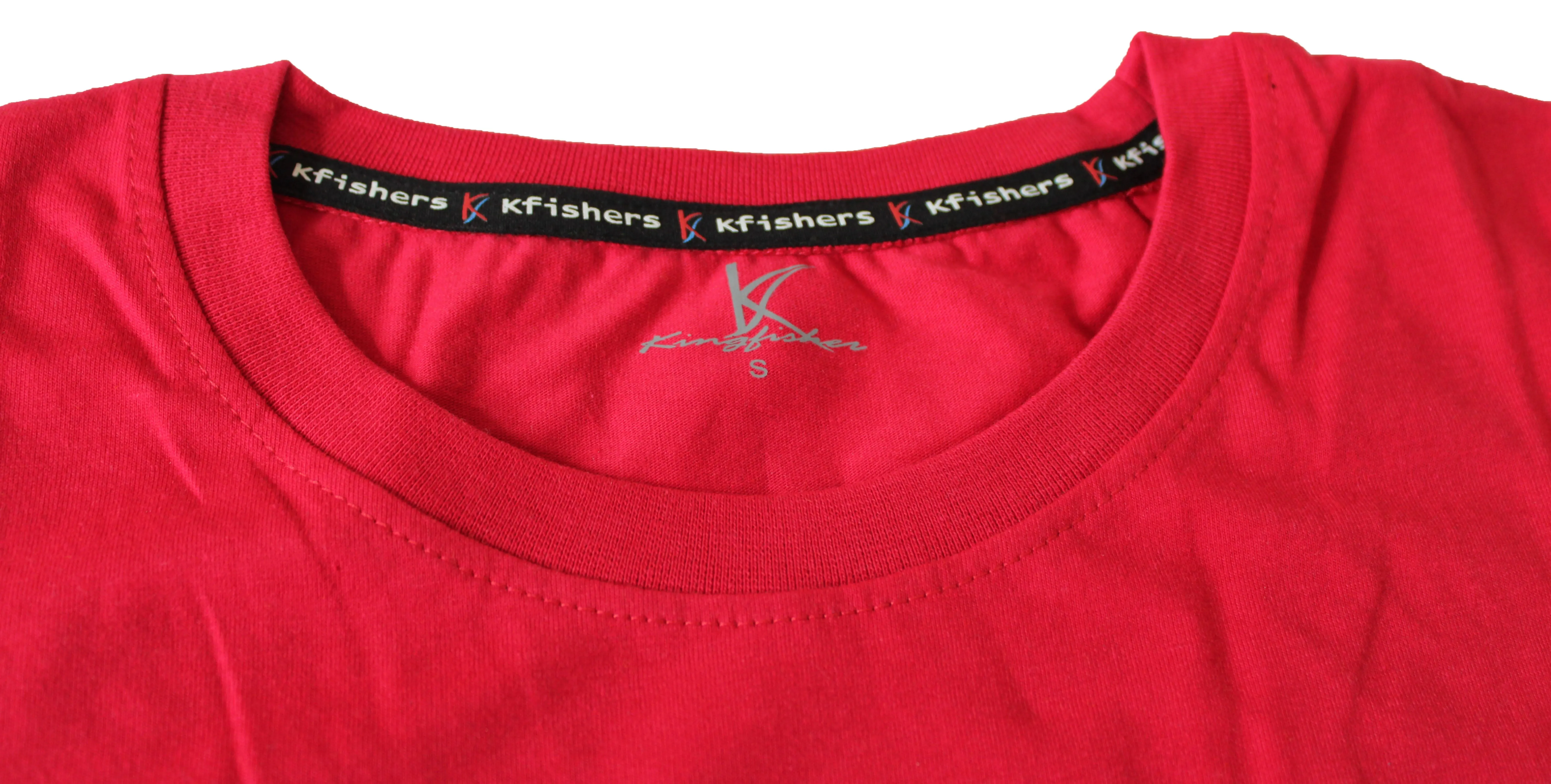 Kfishers Mens Short Sleeve Tshirt Red