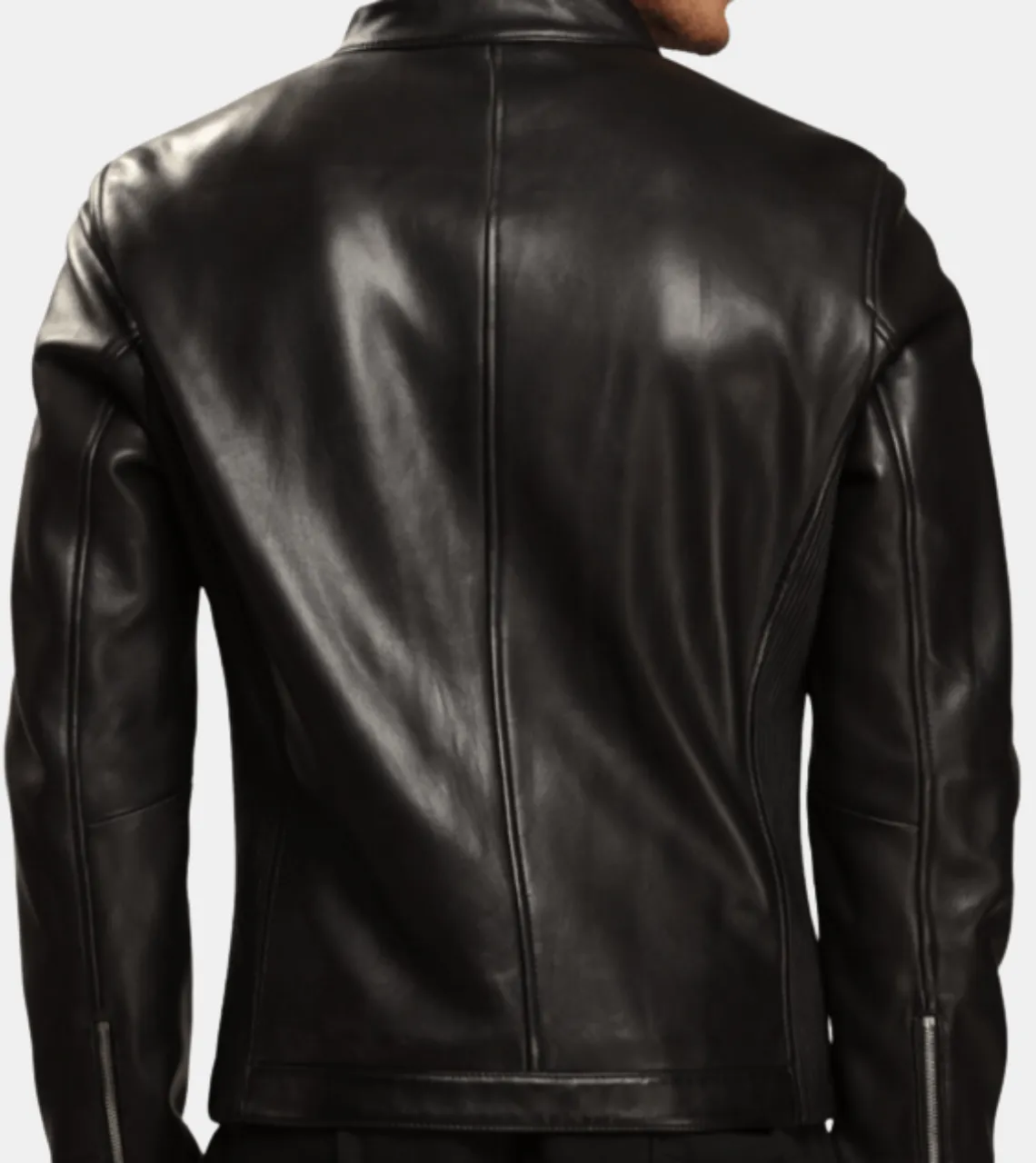 Kyreakh Men's Black leather Jacket