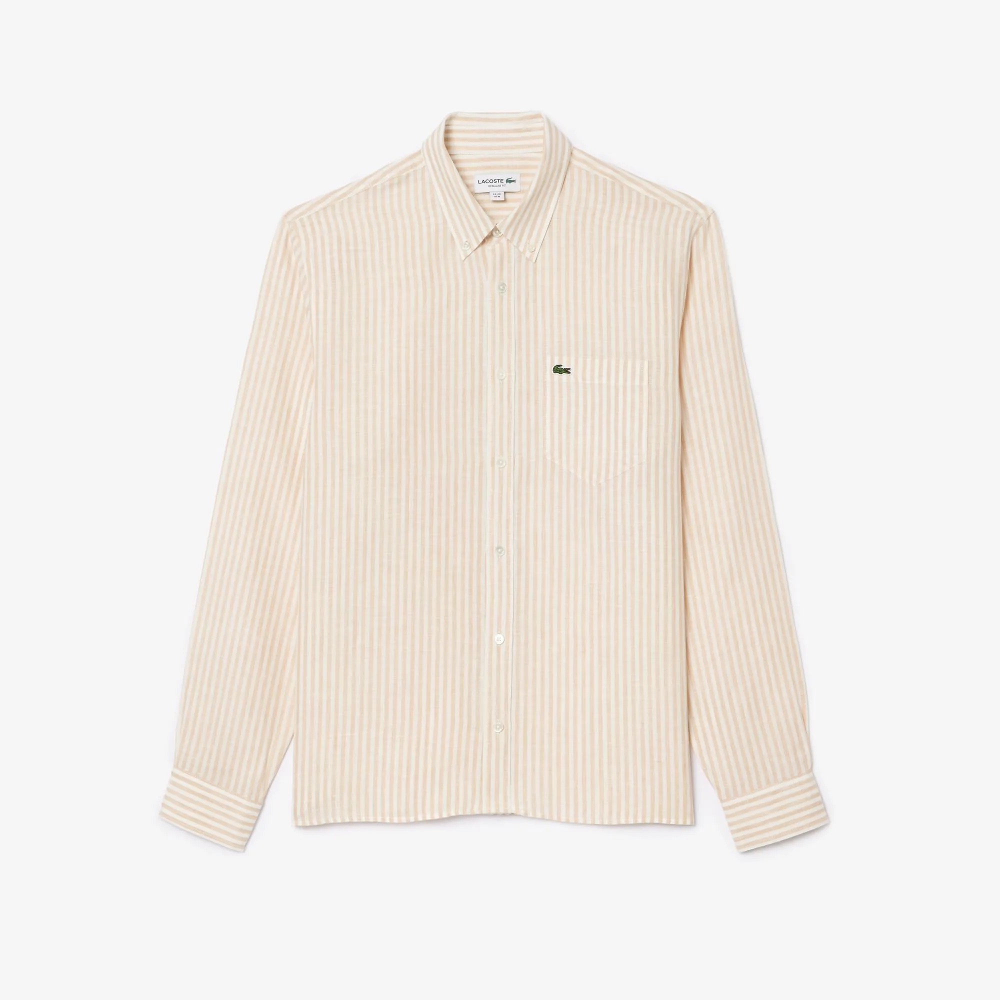 Lacoste Men's Regular Fit Shirt (Beige)