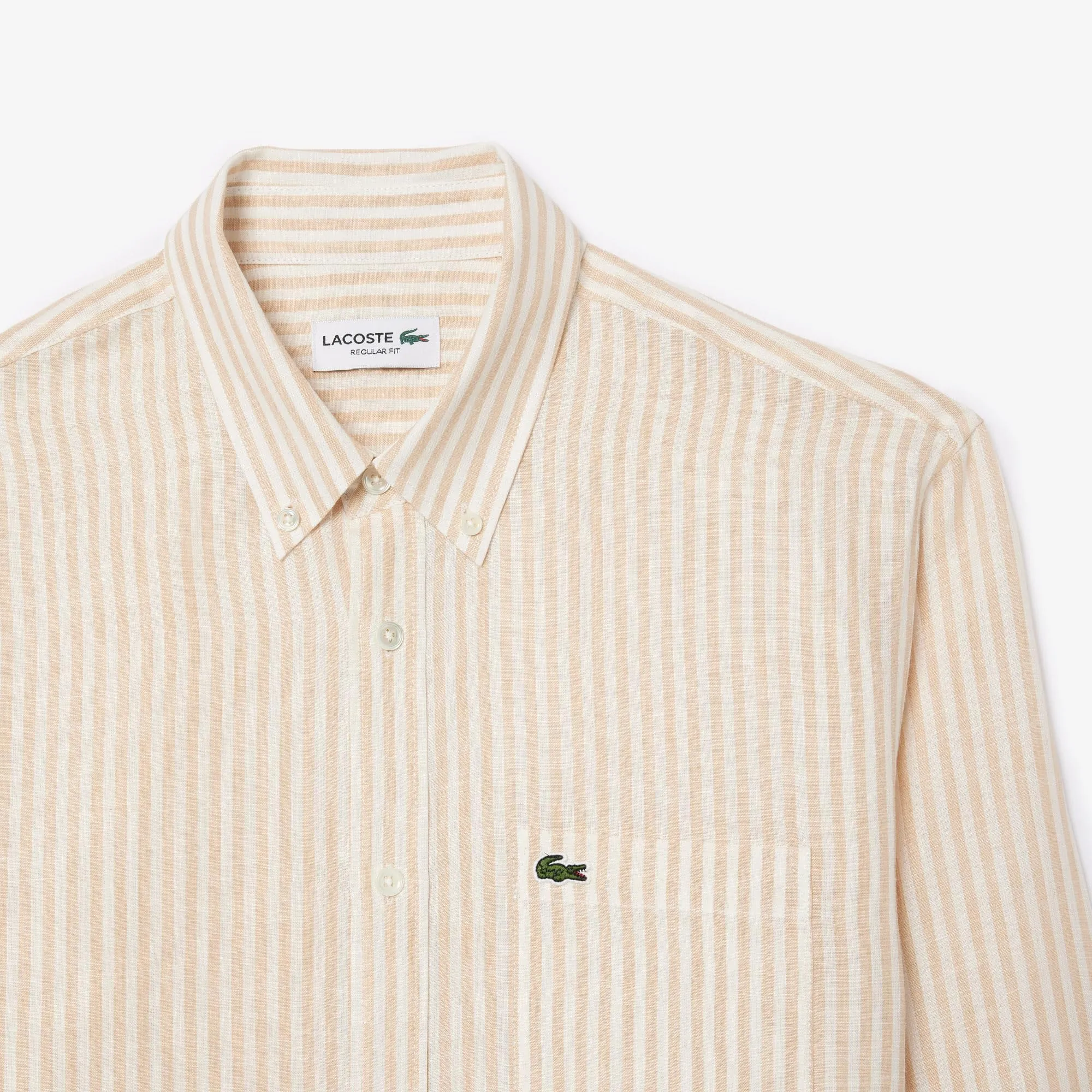 Lacoste Men's Regular Fit Shirt (Beige)