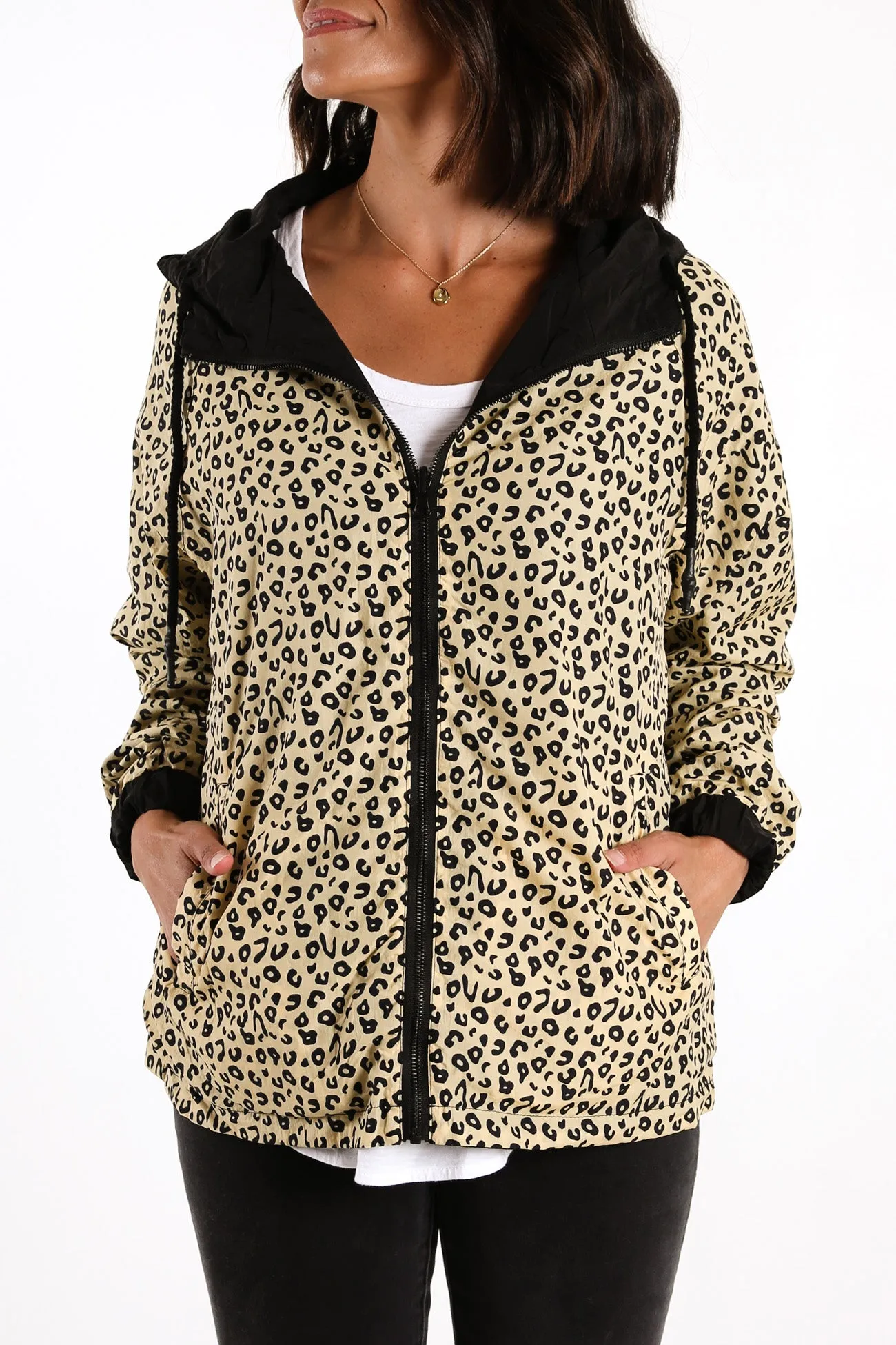 Leopard Reversible Spray Jacket Multi