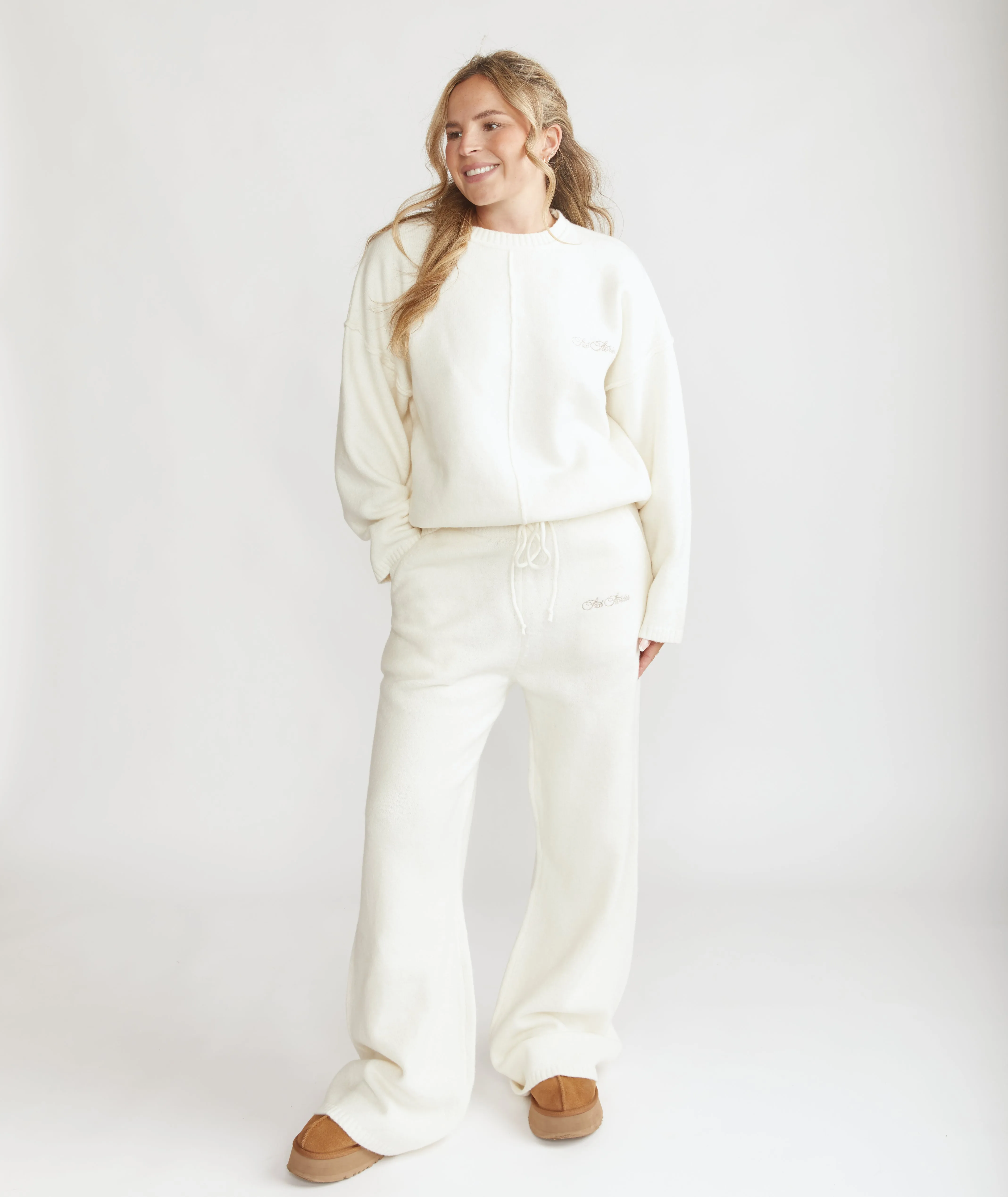 Limited Edition Oversized Knit Jumper - Cream