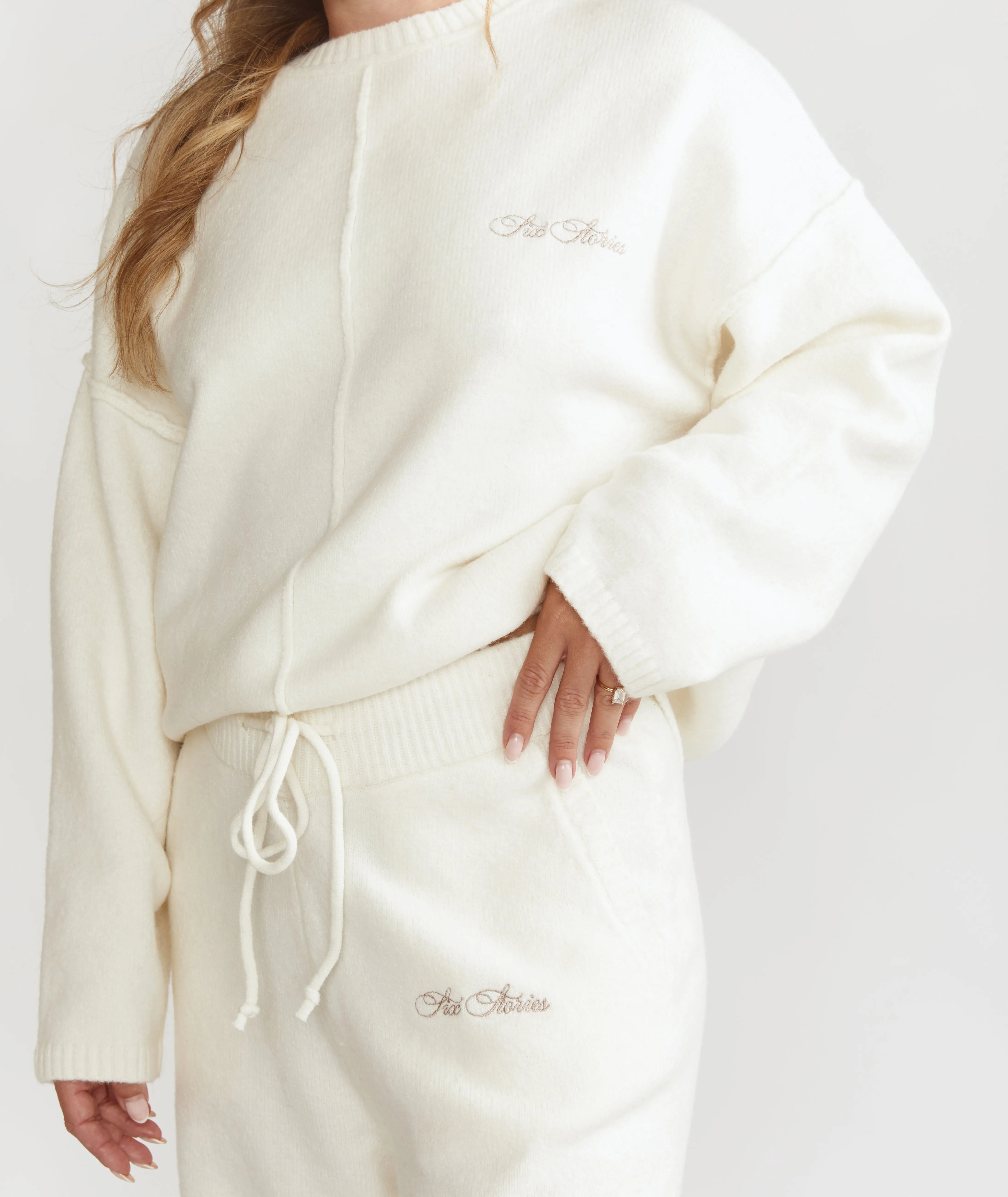 Limited Edition Oversized Knit Jumper - Cream