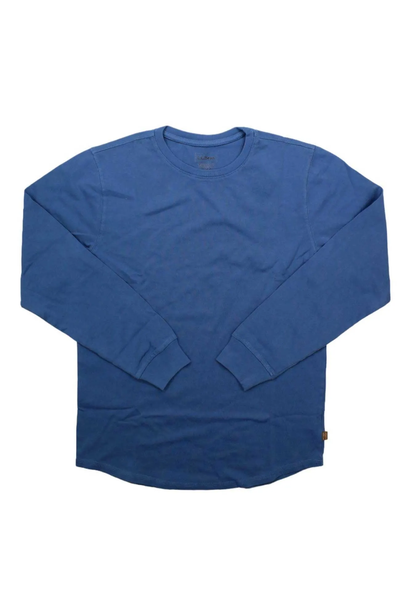 L.L.Bean Mens BeanBuilt Cotton Without Pocket LS Tee