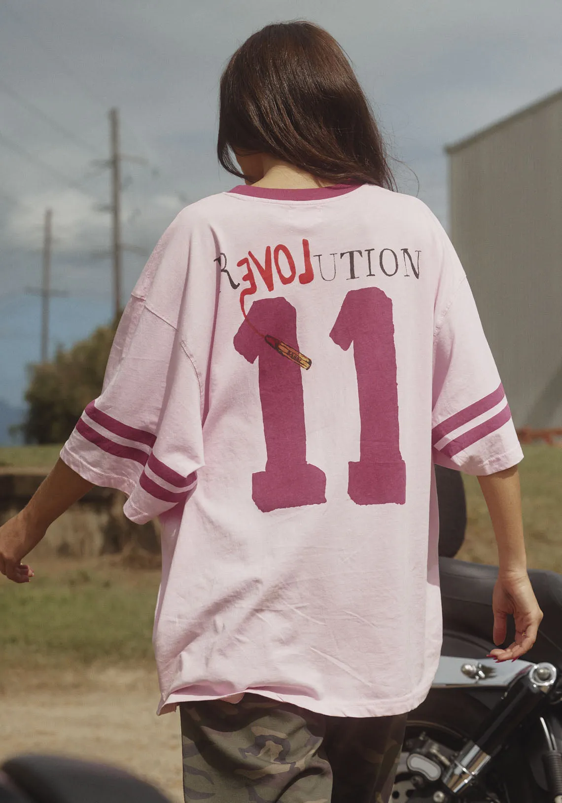 LOVE REV TEE PINK