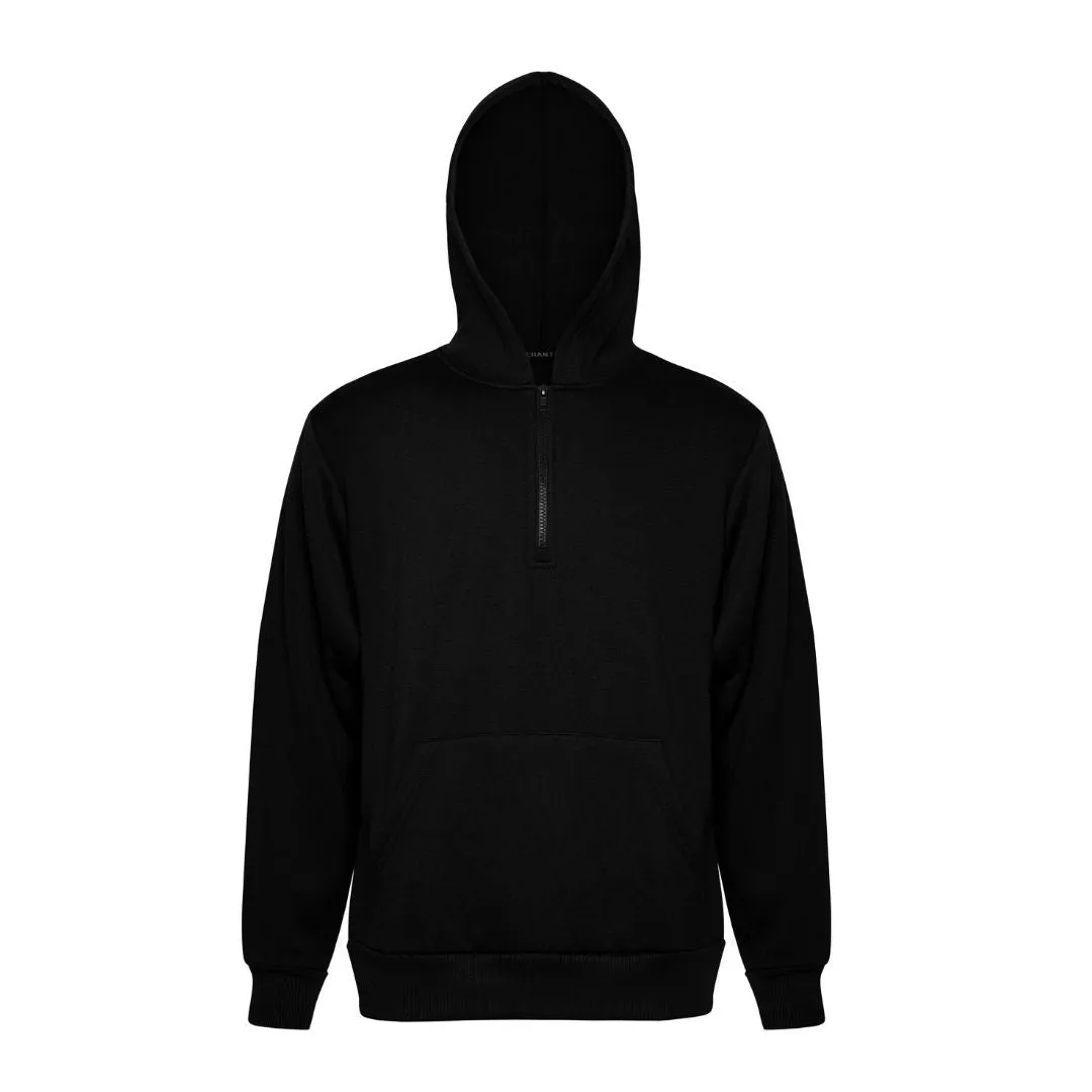 Men's Quarter-Zip Oversized-Fit Hoodie Sweatshirt