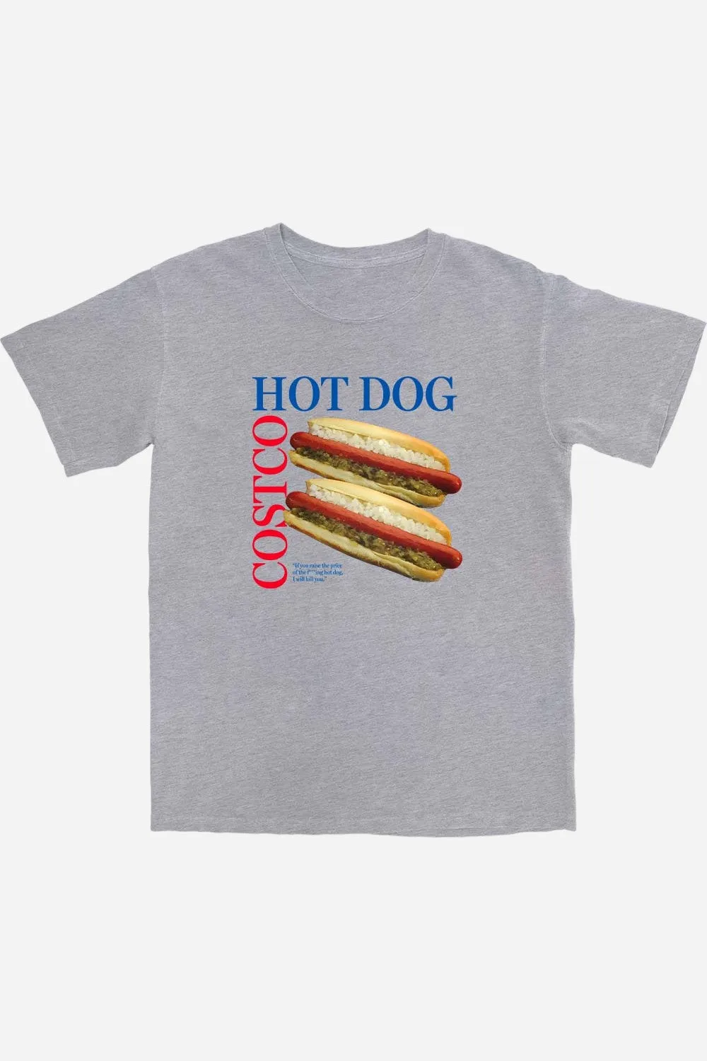 Middle Class Fancy The Best Hot Dog Tee in Grey