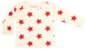 Organic Cotton Baby Long Sleeve T-Shirt GOTS Certified (Star)