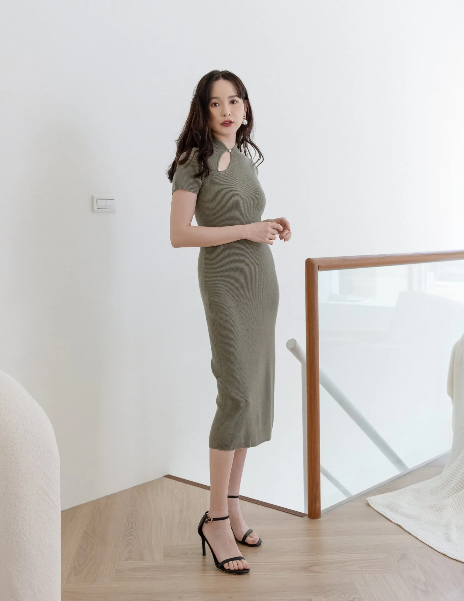 Pauline Dress in Jade