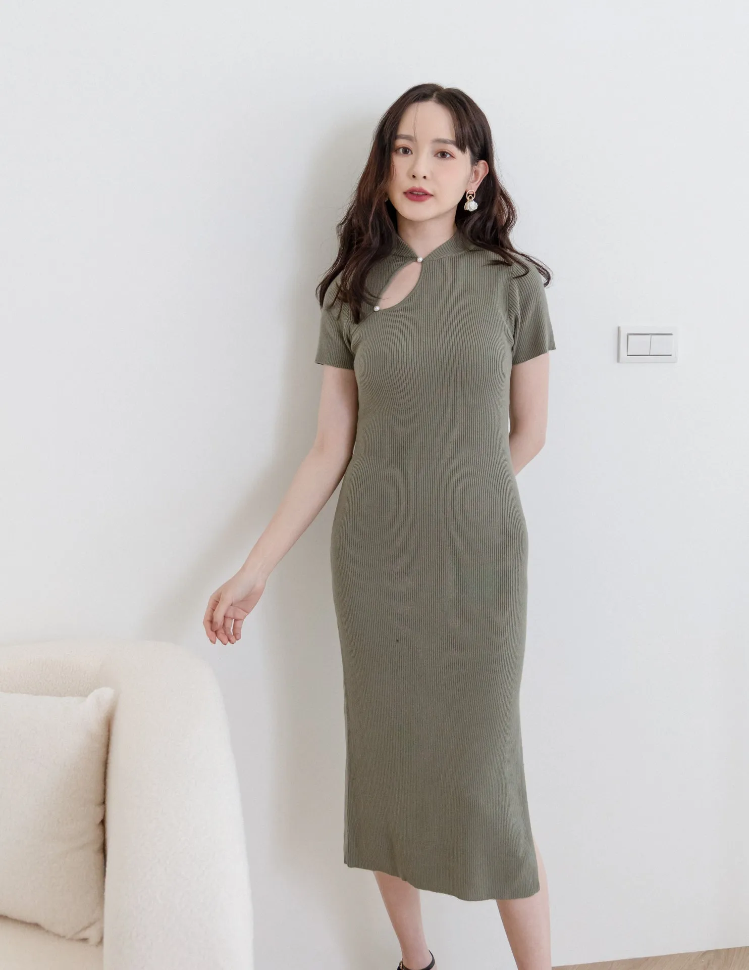 Pauline Dress in Jade