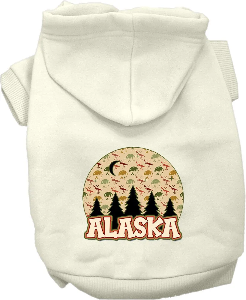 Pet Dog & Cat Screen Printed Hoodie for Small to Medium Pets (Sizes XS-XL), "Alaska Under The Stars"