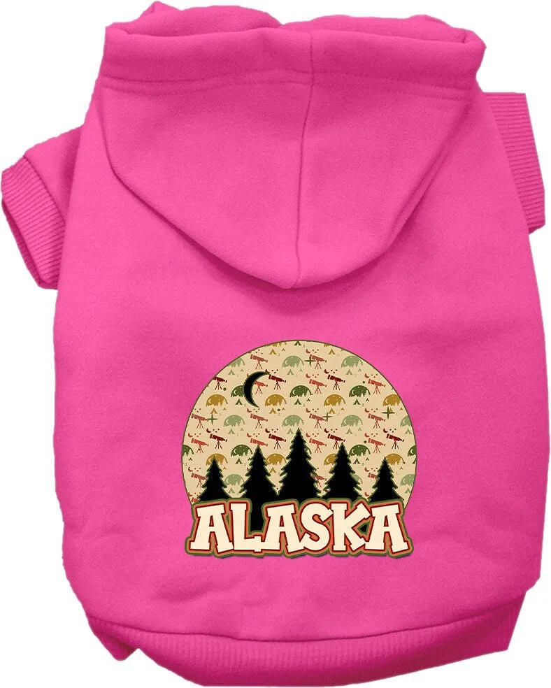 Pet Dog & Cat Screen Printed Hoodie for Small to Medium Pets (Sizes XS-XL), "Alaska Under The Stars"