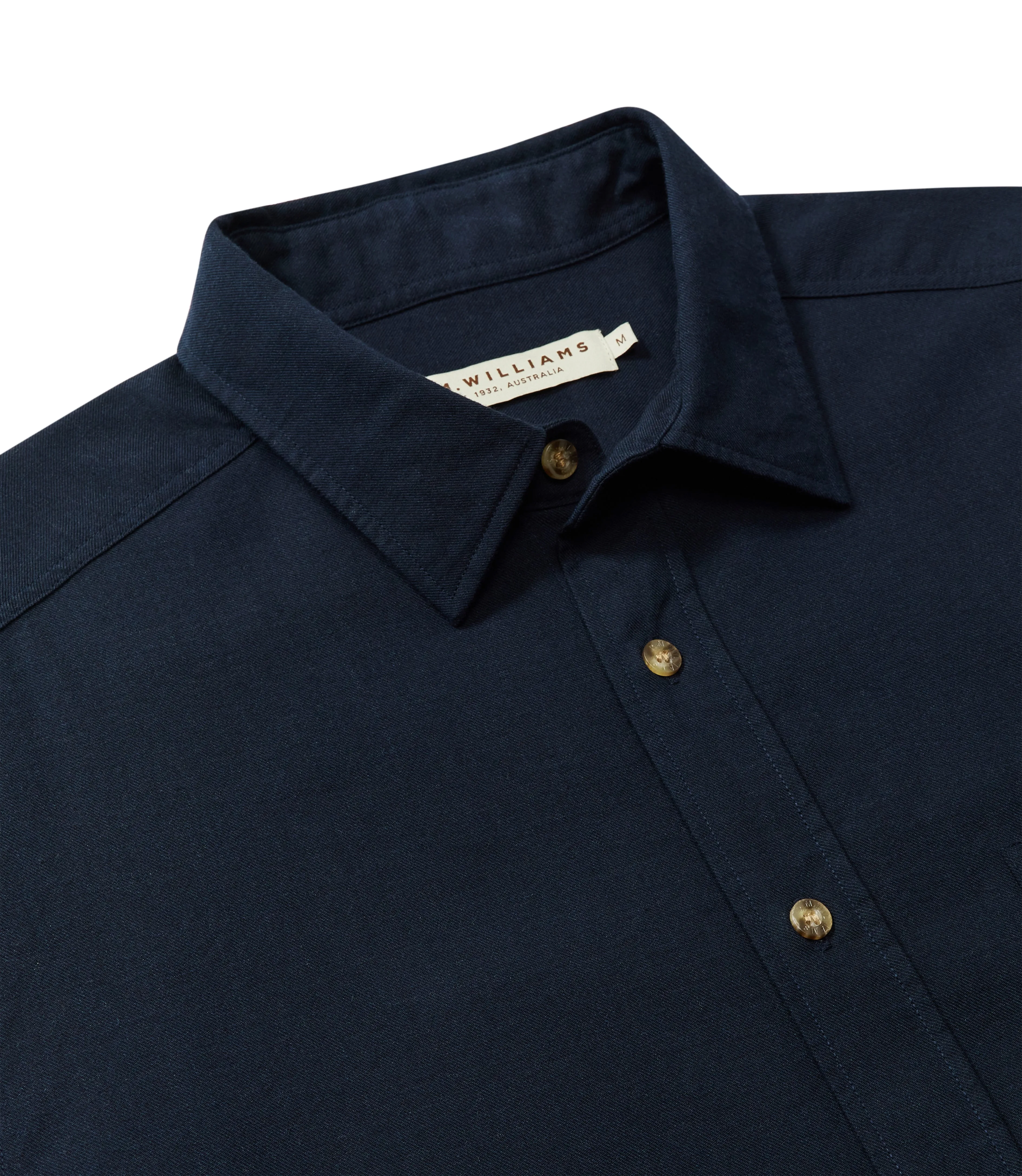 R.M.Williams Classic Mens Shirt - Navy