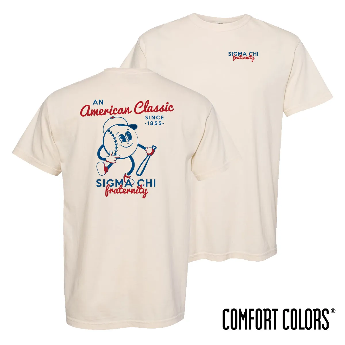 Sigma Chi Comfort Colors American Classic Short Sleeve Tee