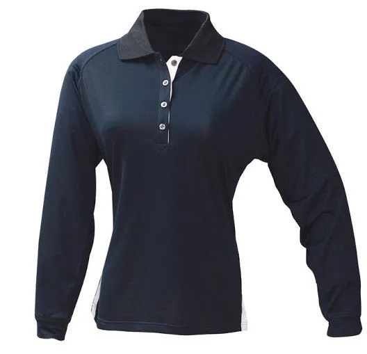 Stencil Ladies Long Sleeve Team Polos (1142)