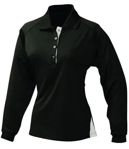 Stencil Ladies Long Sleeve Team Polos (1142)