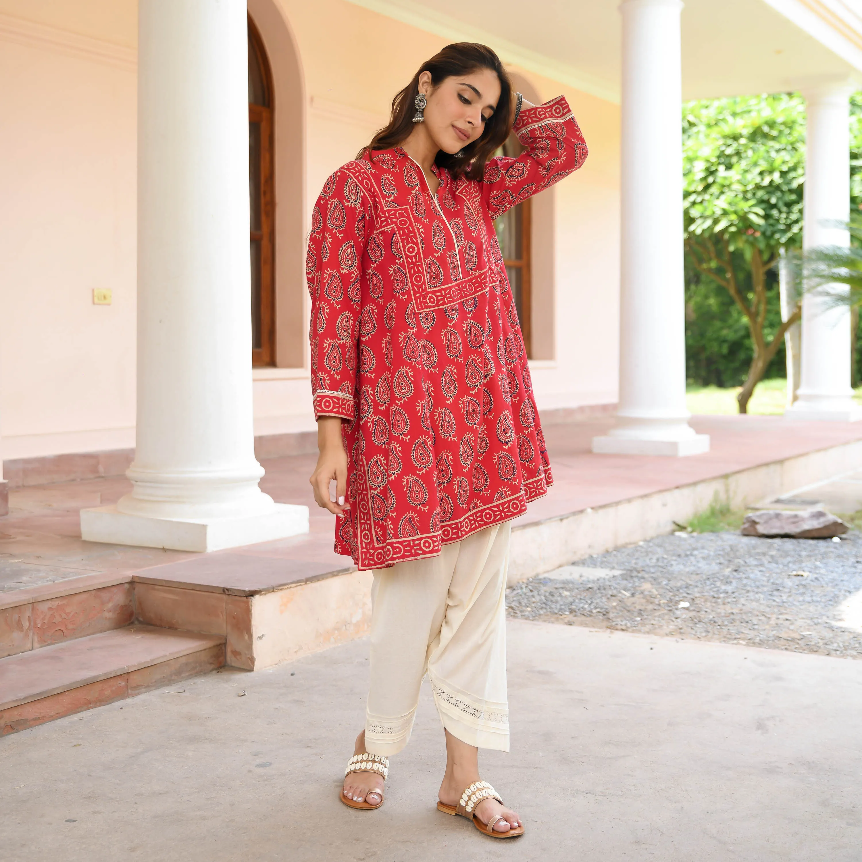 Suhani Red Salwar Set