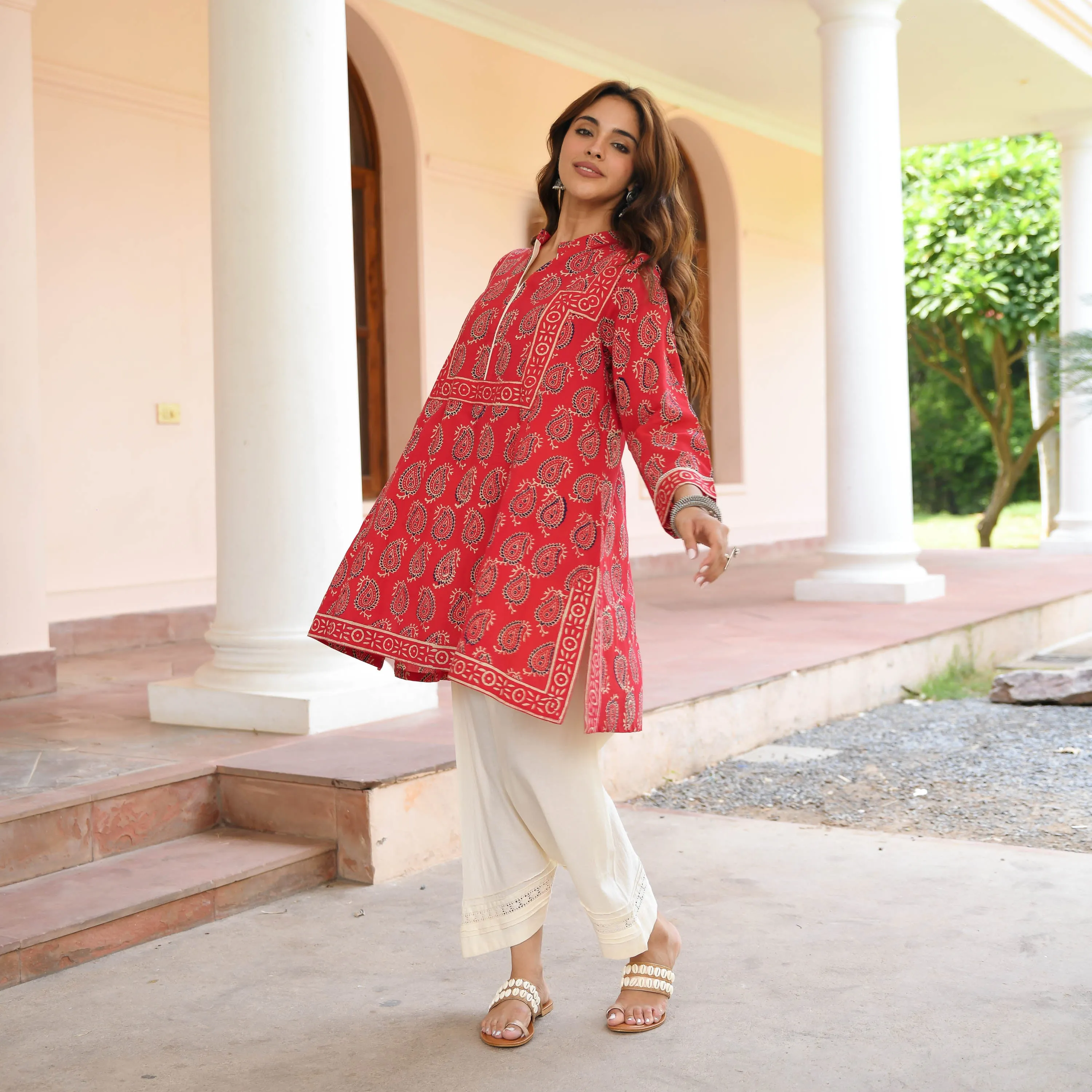 Suhani Red Salwar Set