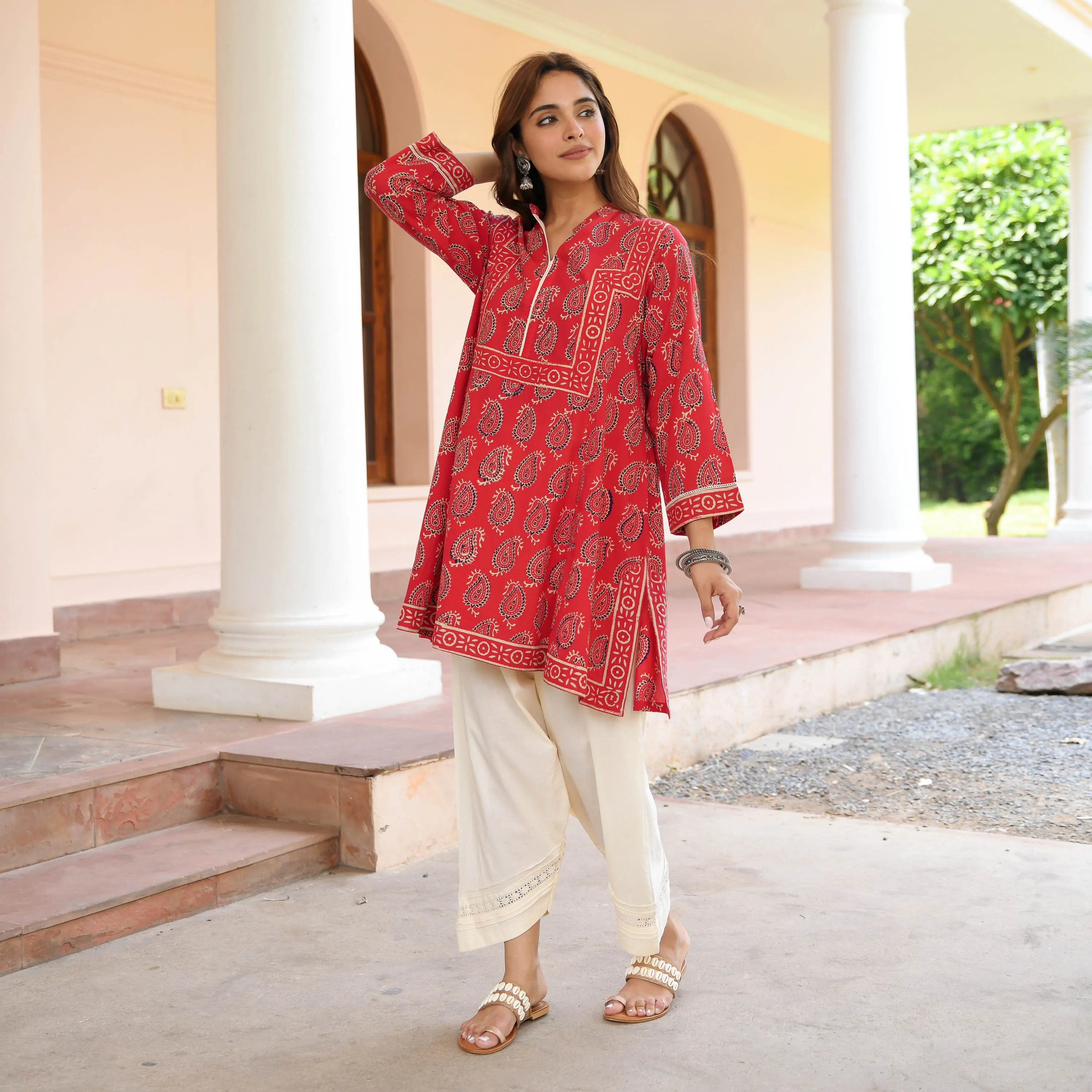 Suhani Red Salwar Set