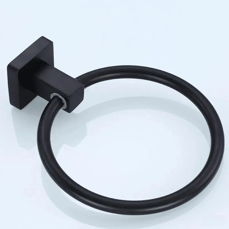 Wall-mounted towel ring