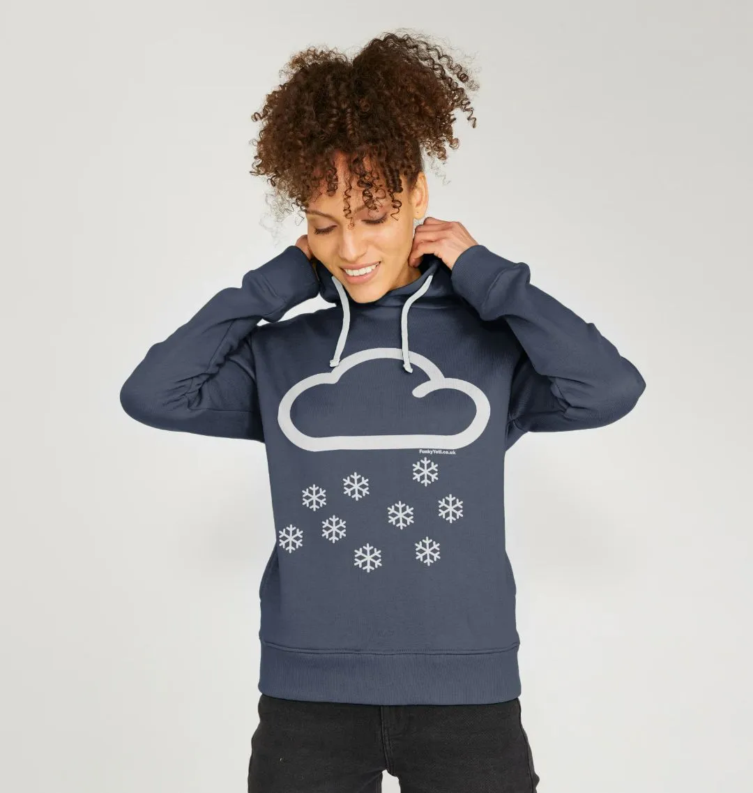 Women's Snow Cloud Organic Pullover Hoodie